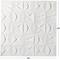 CosmoLiving by Cosmopolitan White Wood Intricately Carved Geometric Wall Decor 40" x 2" x 40"